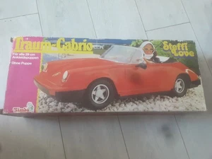 Traum Cabrio Voiture Porche Vintage Steffi Love Poupée 50cm Simba 1980 En Boite - Picture 1 of 17