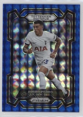 2023-24 Panini Prizm Premier League Blue Mosaic Prizm Pedro Porro #132 - Image 1 of 2