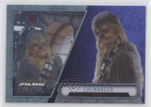 2016 Topps Star Wars Evolution Purple Lightsaber Chewbacca Smuggler #59 z7j - Picture 1 of 3