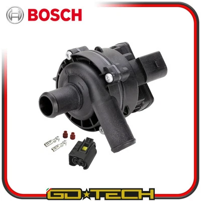 POMPA ACQUA ELETTRICA BOSCH 12V SCOOTER MOTO RACING H2O CONNETTORE UNIVERSALE - Immagine 1 di 4