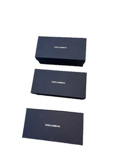 Lotto di 3 scatole regalo vuote Dolce & Gabbana 7x3x3" - Foto 1 di 5
