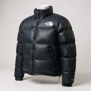 The North Face 1996 Retro Nuptse Puffer Jacket Women’s Small Petite Black Down - Picture 1 of 6