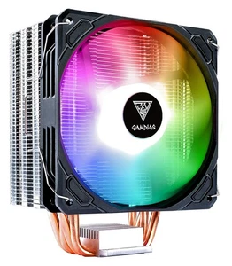 Gamdia E-410 CPU Air Cooler - 120mm Fan - ARGB Lighting - 4 Copper Heatpipes - Picture 1 of 5