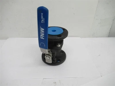 FNW 601C , 1" Full Port Carbon Steel Ball Valve w/ Flanged Connection - Image 1 of 4