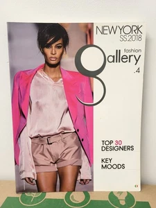 Fashion Gallery Magazine (Italy) Catwalk Runway .4 New York S/S 2018 Italian NEW - Picture 1 of 4