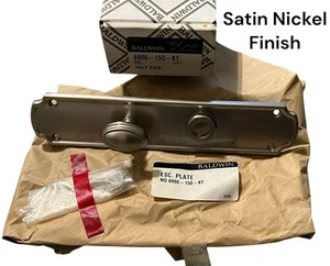 Baldwin 6986-150-KT Door Interior Escutcheon Plate Satin Nickel Finish NEW - Picture 1 of 3