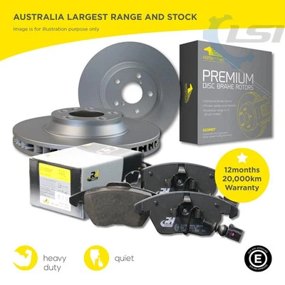 Pastillas de freno traseras y rotores de disco de 300 mm para BMW 420i F33 F36 2014-2016 Foto 1 de 4