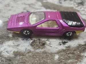 Alfa Carabo No. 75 Superfast Matchbox Pink w/ Yellow Base 1978 Toy - Picture 1 of 6