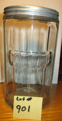 LOTE DE LISTADO TARRO DE CAFÉ COLONIAL ORIGINAL GABINETE HOOSIER #901 Foto 1 de 4