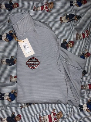 Pullover de golf Georgia Bulldogs UGA Peter Millar para hombre S Performance cremallera en cuarto  Foto 1 de 4