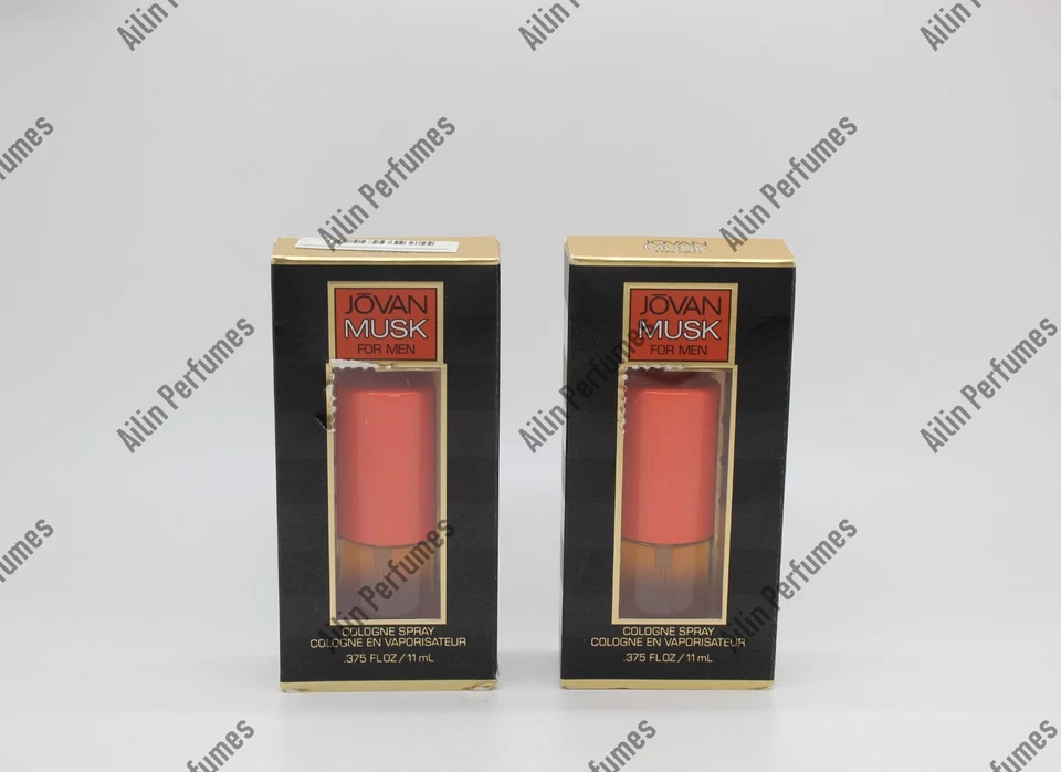 Одеколон-спрей Jovan Musk 0,375 унции (11 мл) спрей для мужчин (лот из 2) - Изображение 1 из 1