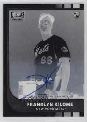 2021 Archives Snapshots Negative Inverse /100 Franklyn Kilome #17 Rookie Auto RC - Image 1 of 2