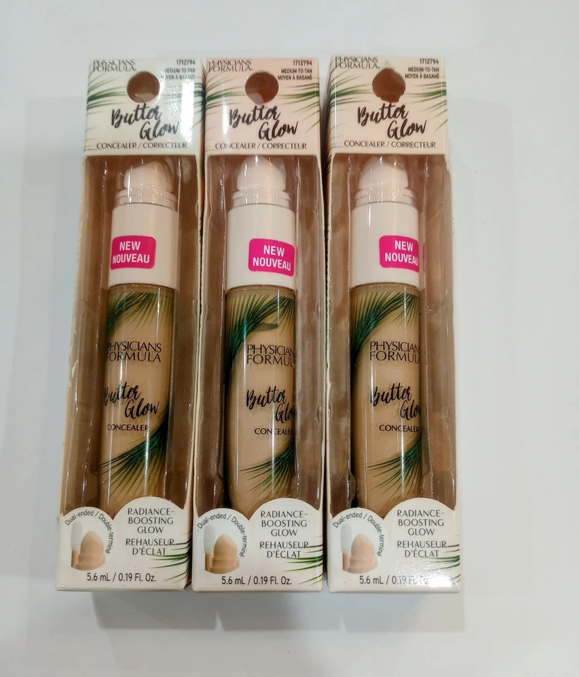 physicians formula Butter Glow Concealer Medium To Tan 3X Lot - Image 1 of 1