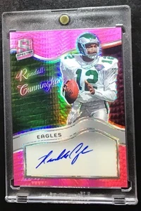🔥2024 Camiseta deportiva Spectra Randall Cunningham Colorgraphs rosa Hyper SSP automática # 12/15 - Imagen 1 de 2