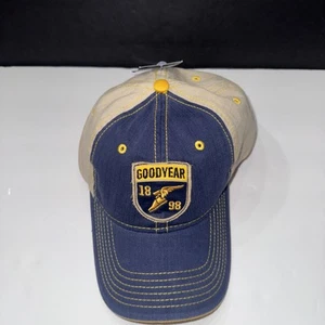 Men's Hat Goodyear Tires Baseball Cap 1898 New Relaxed Fit Trucker Snapback - Picture 1 of 6