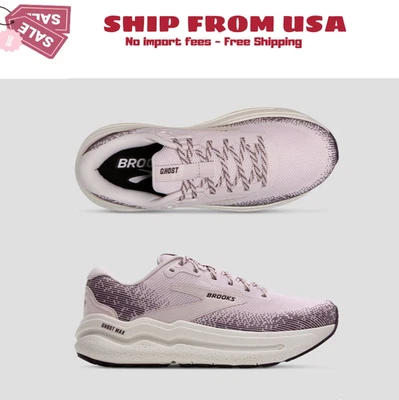 Brooks Women's Ghost Max 2 Orchid Ice/Plum/Coconut Athletic Lace Up Shoes - Image 1 of 4