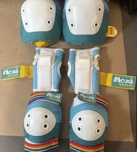 187 Killer Pads Moxi Skate ginocchiere gomitiere e polsiere JR usate una volta!! - Foto 1 di 11