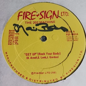 The 202 Machine – Get Up (Rock Your Body) / Only (Fire Sign Ltd. – FST-1451) - Picture 1 of 2