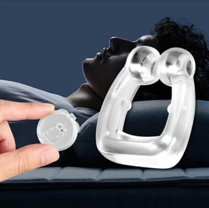 6PC Silicone Magnetic Anti Snore Nose Clip Stop Snoring - Picture 1 of 8