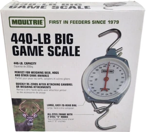 Moultrie MFHS440 Game Scale 440 lb. Stainless/White - Picture 1 of 3