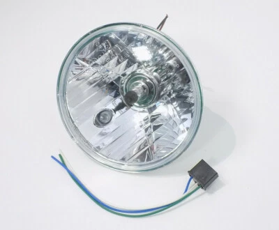 H4 Lampe Scheinwerfer Einsatz 7" Zoll Klarglas E-Geprüft mit Standlicht - Bild 1 von 2