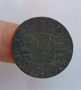 RARA MONETA 1821 PORTOGALLO DIECI 10 REIS R RE JOAO VI - Foto 1 di 2
