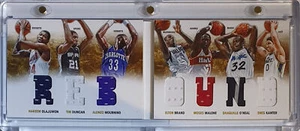 2012 Preferred Booklet /199 Seven Jersey Patches - Shaq Duncan Olajuwon Mourning - Picture 1 of 6