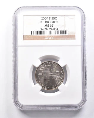 MS67 2009-P Washington State Quarter Puerto Rico NGC *6151 - Image 1 of 3