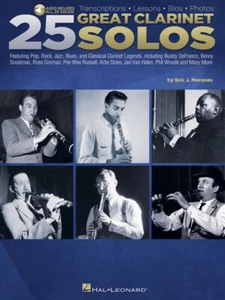 25 Great Clarinet Solos Transcriptions - Lessons - Bios - Photos NEW 000303920 - Picture 1 of 1