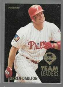 1995 Fleer Team Leaders Darren Daulton/Danny Jackson #24 Phillies