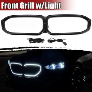 Grill For BMW 3 Series G20 LCI 23-up Front Bumper Upper Hood Grille W/LED Lights - Bild 1 von 14