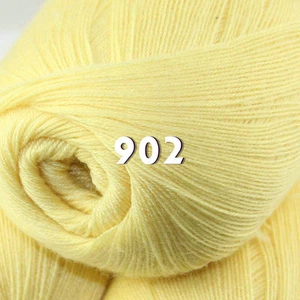 Sale 1-6 SkeinsX50gr LACE Soft Crochet Acrylic Wool Cashmere hand knitting solid - Picture 1 of 56