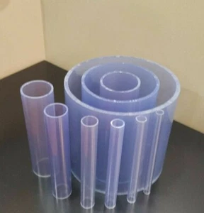 4 Zoll Durchmesser Klar PVC Kunststoff Rohr Zeitplan 40 - Bild 1 von 3