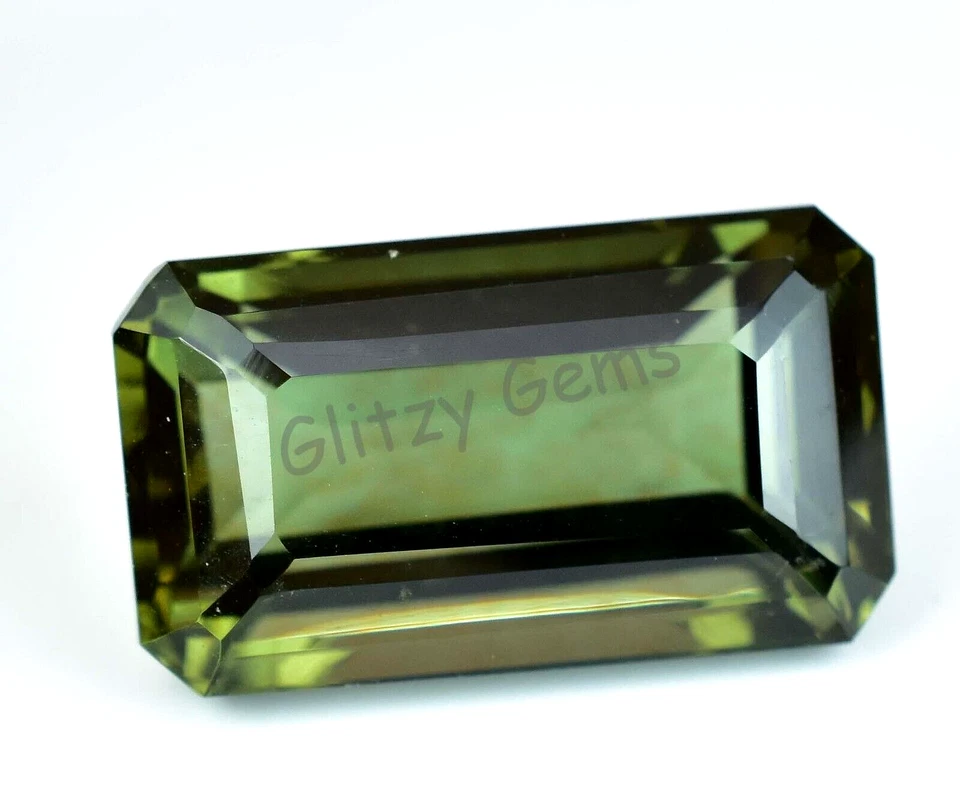 Natural Hiddenite Kunzite 23.00 Ct Radiant Certified Rare Found Loose Gemstone - Image 1 of 4