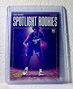 Tarjeta de baloncesto Kobe Brown 2023-24 Panini #30 NBA Spotlight Rookies 1/209 - Imagen 1 de 2
