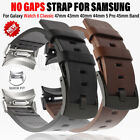 Quickfit Leder Armband für Samsung Galaxy Watch 6 5 4 40 44mm Classic 5 Pro 45mm