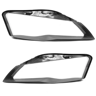 2Pcs For Audi R8 2008-2014 Left Right Side Front Headlight Headlamp Lens Cover - Image 1 of 4