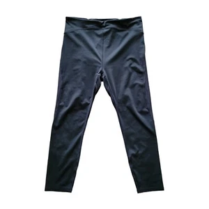 Fabletics Mid Rise Capri Legging Womens Large Black Waist Pocket Cooling Fabric - Bild 1 von 8
