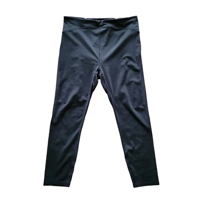 Fabletics Capri Legging Womens Large Black Waist Pocket Cooling Fabric Mid Rise - Bild 1 von 4