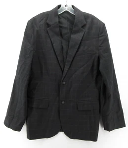 VINTAGE LL Bean Sport Coat Men 42 Black Field Blazer Safari Travel Utility Wool - Picture 1 of 15
