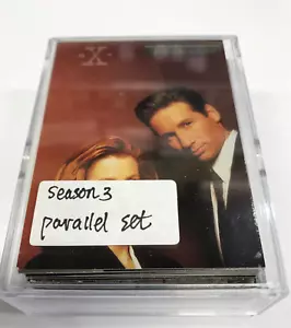 1996 Topps The X-Files Season 3 Trading Card Complete 71- PARALLEL Card Set - Picture 1 of 4