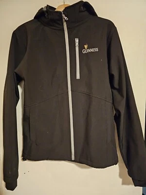 Official Guinness Merch Jacket With Removeable Hood Size Small - Image 1 of 4