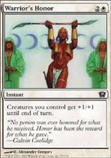 WARRIOR'S HONOR X4 4 4X 9th Edition MTG Magic the Gathering Cards DJMagic