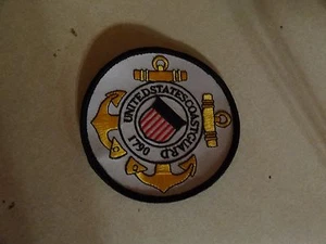 MILITARY US PATCH HOOK AND LOOP BACK UNITED STATES COAST GUARD 3 1/2 INCHES ROUN - Picture 1 of 1