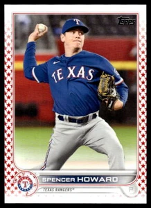 Spencer Howard 2022 Topps Series 1 # 162 Independence Day /76 Texas Rangers - Picture 1 of 2