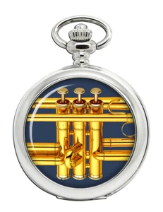 Trumpet Pocket Watch - Picture 1 of 4