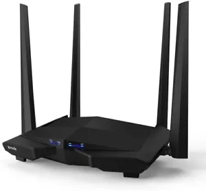 Tenda AC10 WLAN Router Dual-Band (2.4 GHz/5 GHz) Gigabit Ethernet Black - Afbeelding 1 van 4