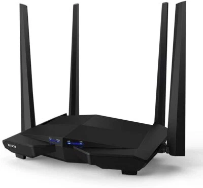 Tenda AC10 WLAN Router Dual-Band (2.4 GHz/5 GHz) Gigabit Ethernet Black - Bild 1 von 4