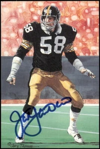 Jack Lambert Autographed Signed Goal Line HOF #132 Steelers JSA Authentic  - Picture 1 of 2