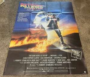 Original 1985 French Grande Movie Poster - BACK TO THE FUTURE, Folded, 46 x 62” - Picture 1 of 6